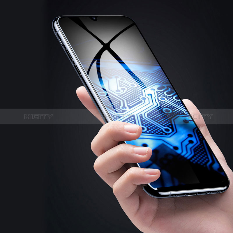 Samsung Galaxy A50用強化ガラス フル液晶保護フィルム F06 サムスン ブラック