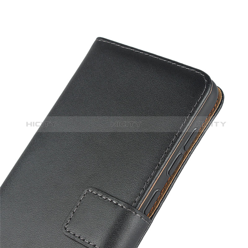 Samsung Galaxy A50S用手帳型 レザーケース スタンド サムスン ブラック