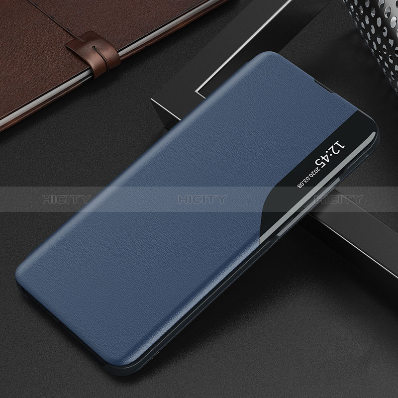 Samsung Galaxy A50S用手帳型 レザーケース スタンド カバー QH2 サムスン ネイビー