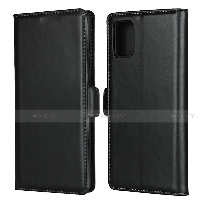 Samsung Galaxy A51 4G用手帳型 レザーケース スタンド カバー L06 サムスン ブラック