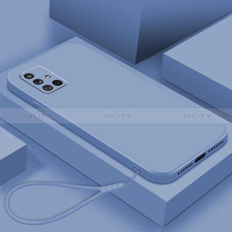 Samsung Galaxy A51 4G用360度 フルカバー極薄ソフトケース シリコンケース 耐衝撃 全面保護 バンパー S05 サムスン ライトグリーン