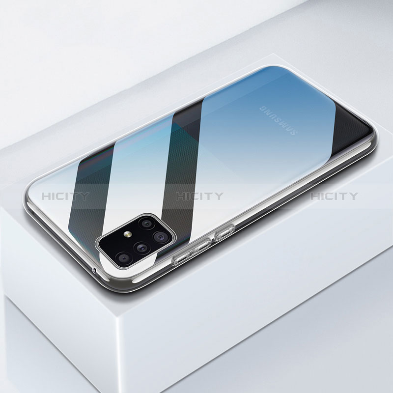 Samsung Galaxy A51 4G用極薄ソフトケース シリコンケース 耐衝撃 全面保護 クリア透明 T05 サムスン クリア
