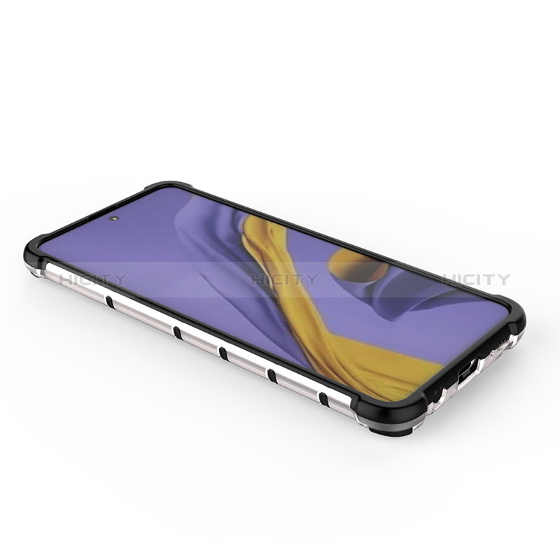 Samsung Galaxy A51 4G用360度 フルカバー ハイブリットバンパーケース クリア透明 プラスチック カバー AM2 サムスン 