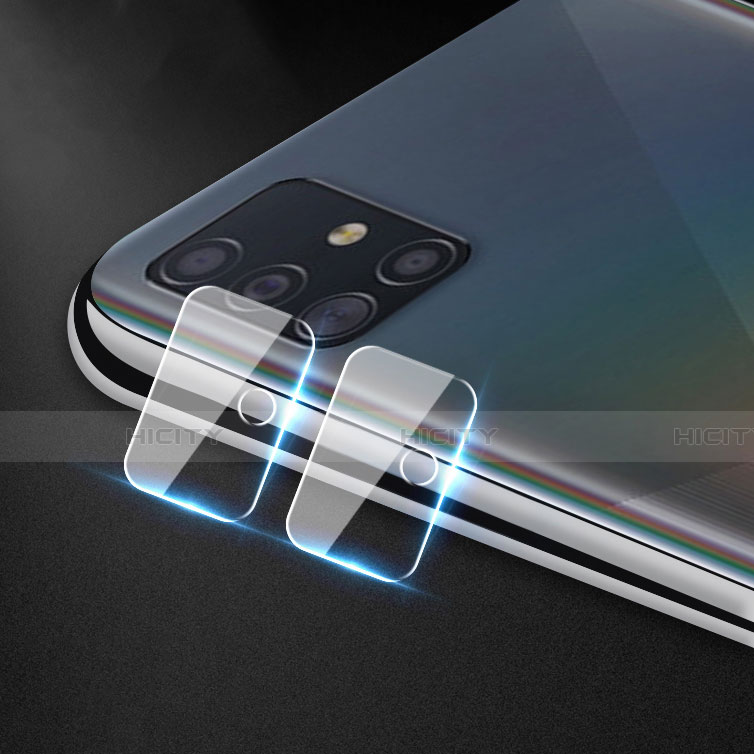 Samsung Galaxy A51 4G用強化ガラス カメラプロテクター カメラレンズ 保護ガラスフイルム サムスン クリア