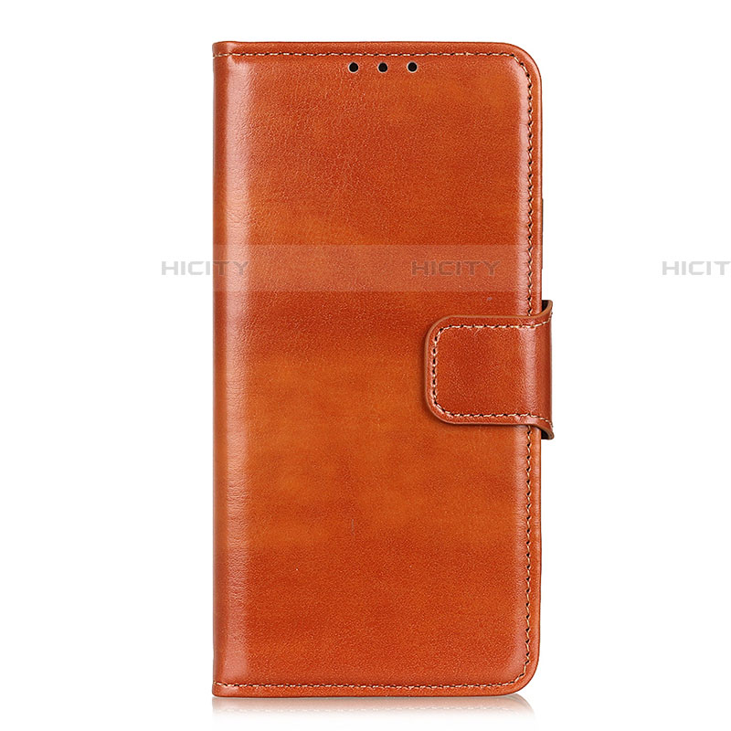 Samsung Galaxy A51 5G用手帳型 レザーケース スタンド カバー L21 サムスン オレンジ