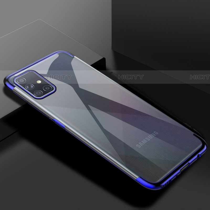Samsung Galaxy A51 5G用極薄ソフトケース シリコンケース 耐衝撃 全面保護 クリア透明 H01 サムスン 
