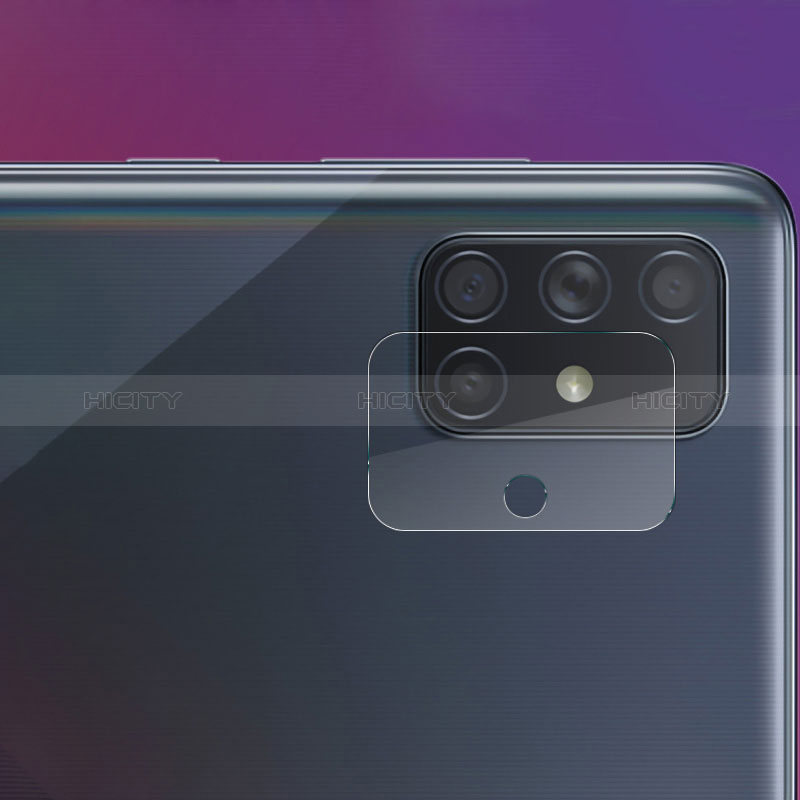 Samsung Galaxy A51 5G用強化ガラス カメラプロテクター カメラレンズ 保護ガラスフイルム C01 サムスン クリア