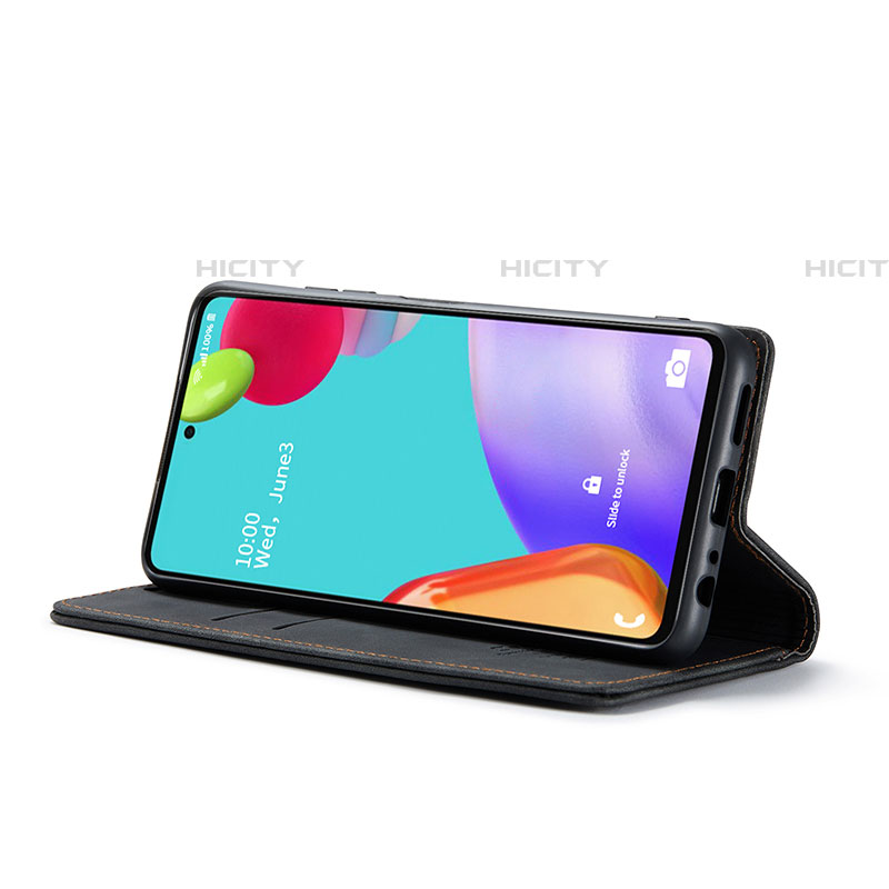 Samsung Galaxy A52 4G用手帳型 レザーケース スタンド カバー C01S サムスン 