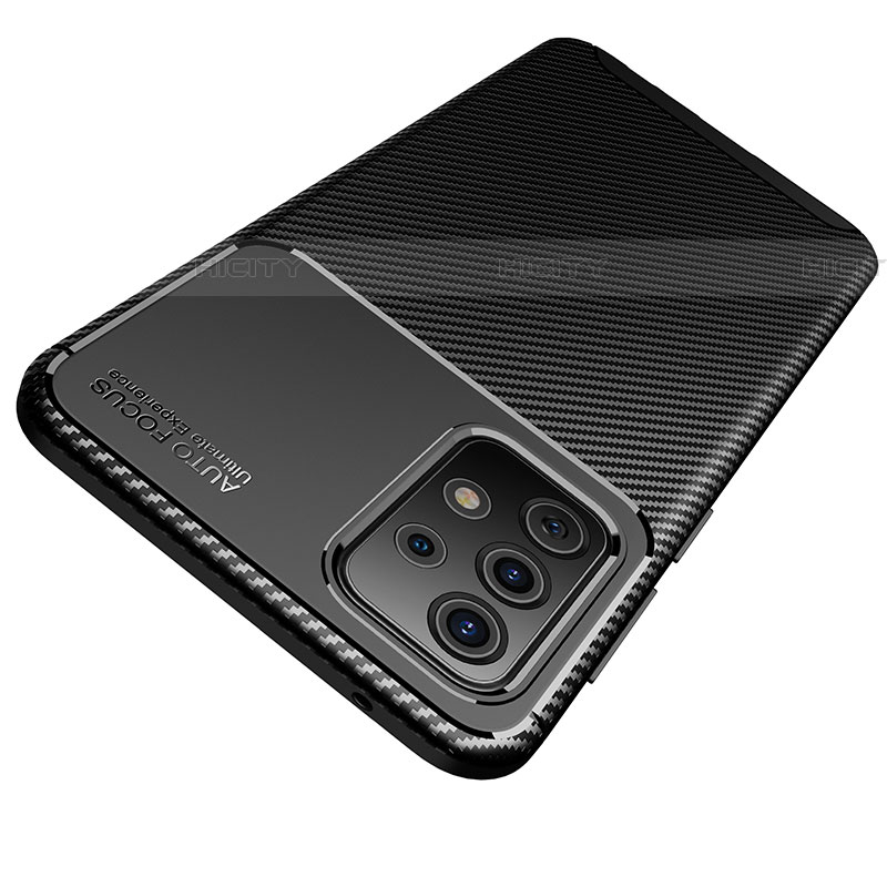 Samsung Galaxy A52 4G用シリコンケース ソフトタッチラバー ツイル カバー サムスン 
