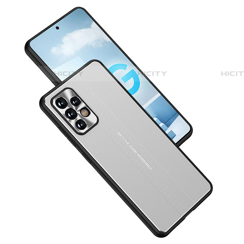 Samsung Galaxy A52 4G用ケース 高級感 手触り良い アルミメタル 製の金属製 兼シリコン カバー JL1 サムスン 