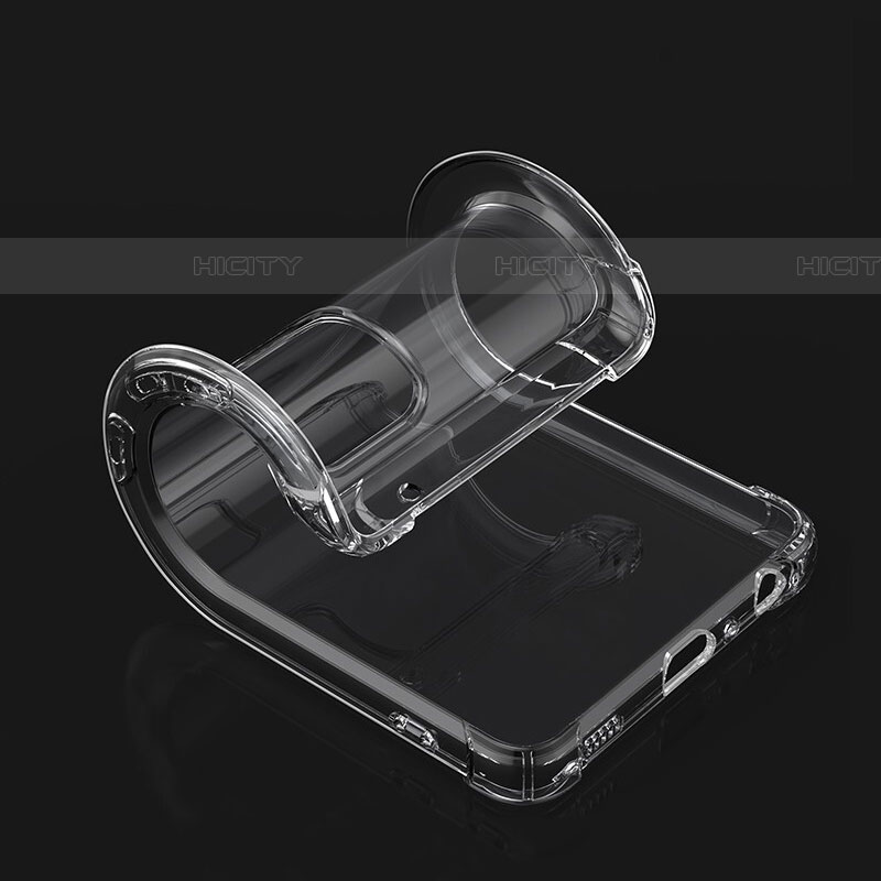 Samsung Galaxy A52 5G用極薄ソフトケース シリコンケース 耐衝撃 全面保護 クリア透明 T02 サムスン クリア