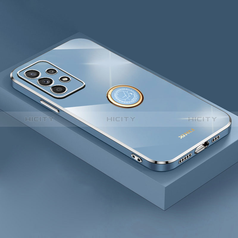 Samsung Galaxy A52s 5G用極薄ソフトケース シリコンケース 耐衝撃 全面保護 アンド指輪 マグネット式 バンパー XL2 サムスン 