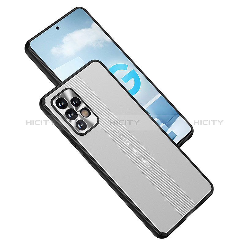 Samsung Galaxy A52s 5G用ケース 高級感 手触り良い アルミメタル 製の金属製 兼シリコン カバー JL1 サムスン 