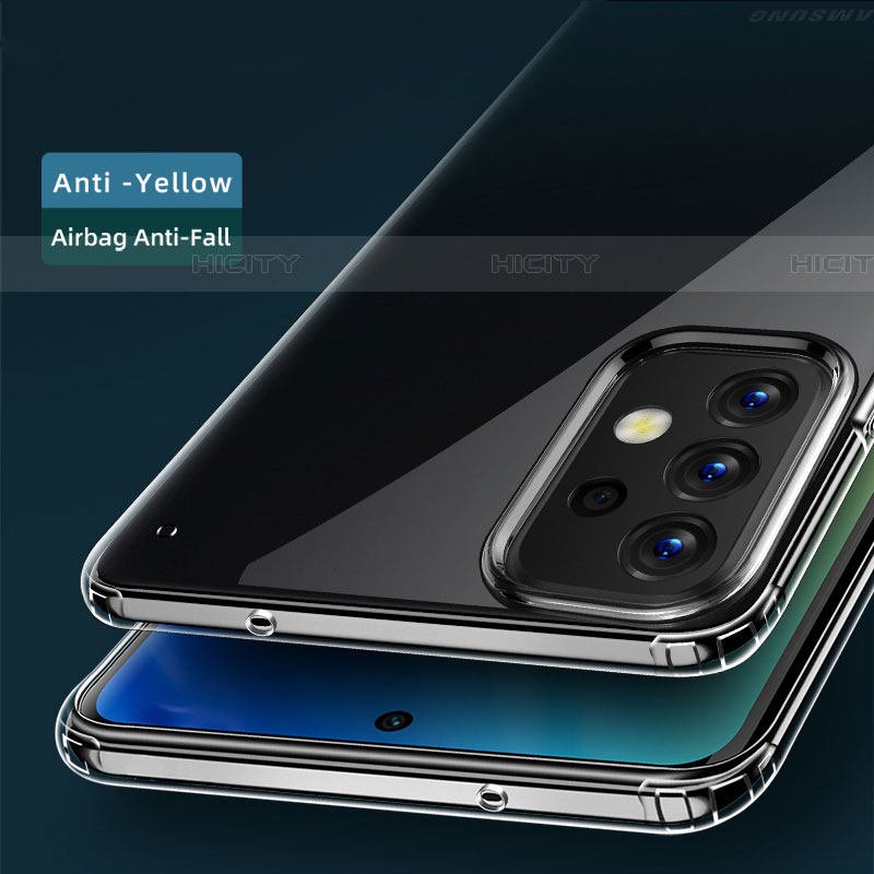 Samsung Galaxy A53 5G用極薄ソフトケース シリコンケース 耐衝撃 全面保護 クリア透明 T04 サムスン クリア