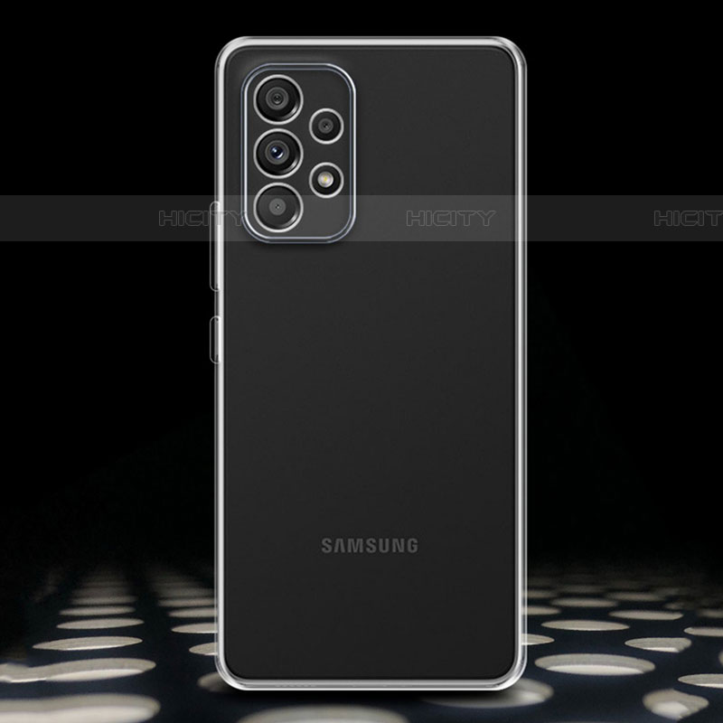 Samsung Galaxy A53 5G用極薄ソフトケース シリコンケース 耐衝撃 全面保護 クリア透明 カバー サムスン クリア
