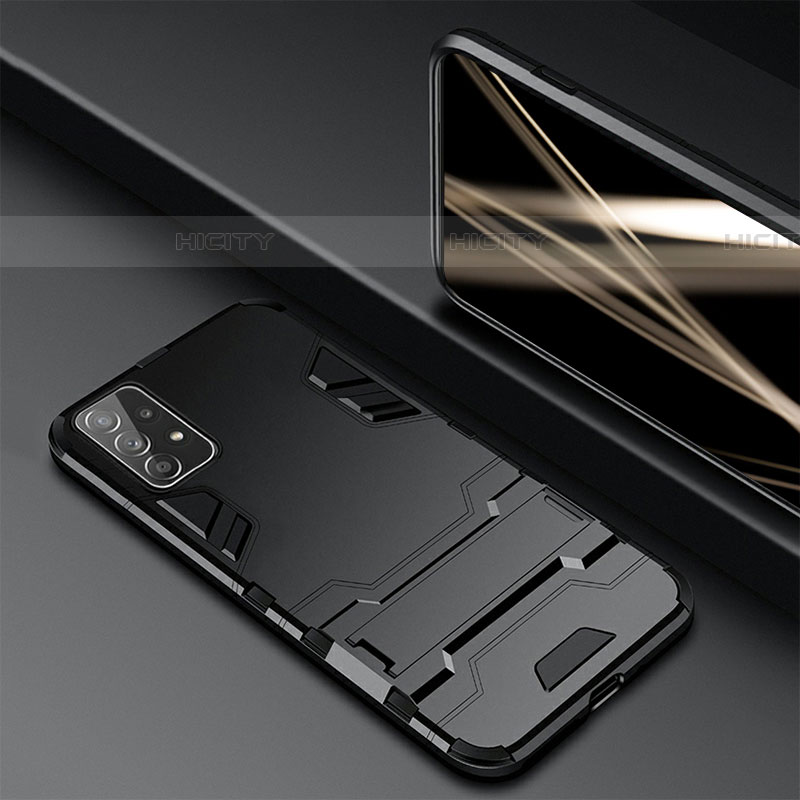 Samsung Galaxy A53 5G用ハイブリットバンパーケース プラスチック アンド指輪 マグネット式 R01 サムスン 