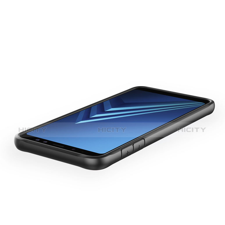 Samsung Galaxy A6 (2018)用ハイブリットバンパーケース クリア透明 プラスチック 鏡面 カバー サムスン 