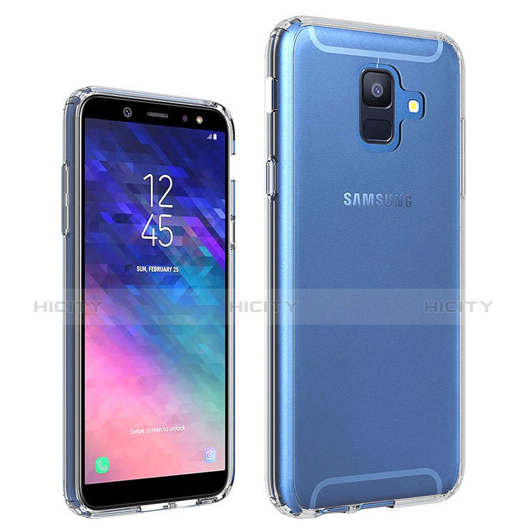 Samsung Galaxy A6 (2018) Dual SIM用極薄ソフトケース シリコンケース 耐衝撃 全面保護 クリア透明 カバー サムスン クリア