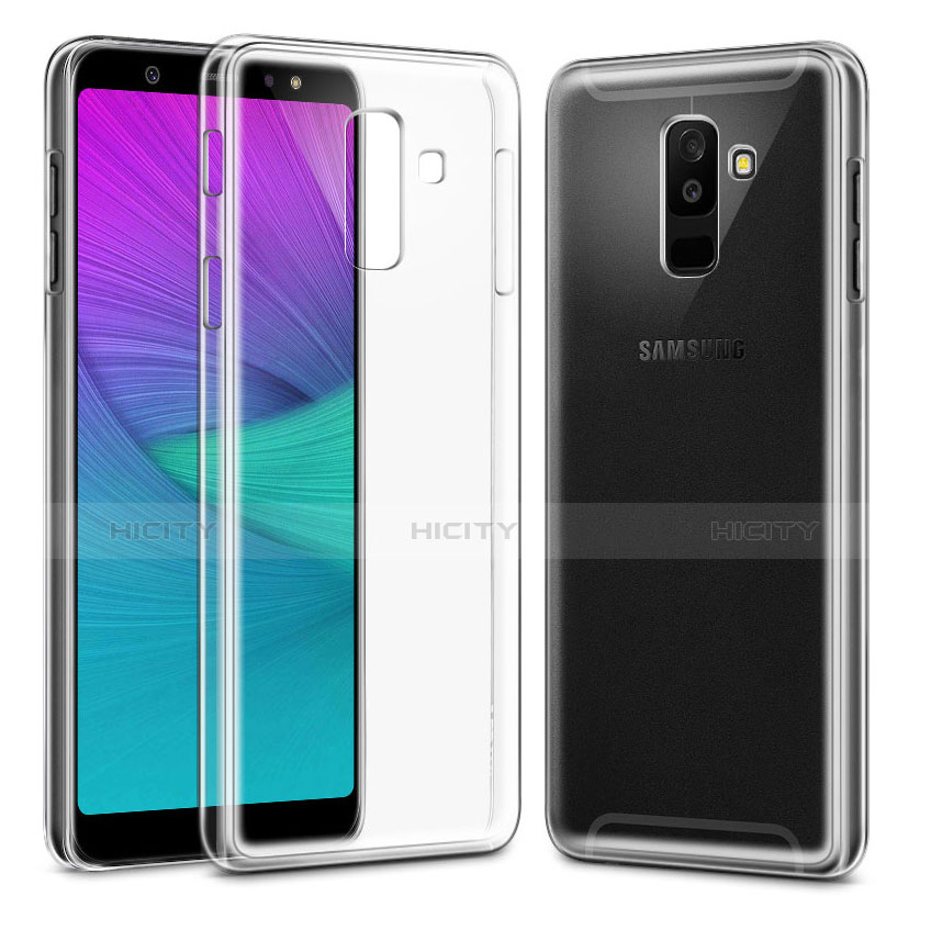 Samsung Galaxy A6 Plus (2018)用ハードケース クリスタル クリア透明 サムスン クリア