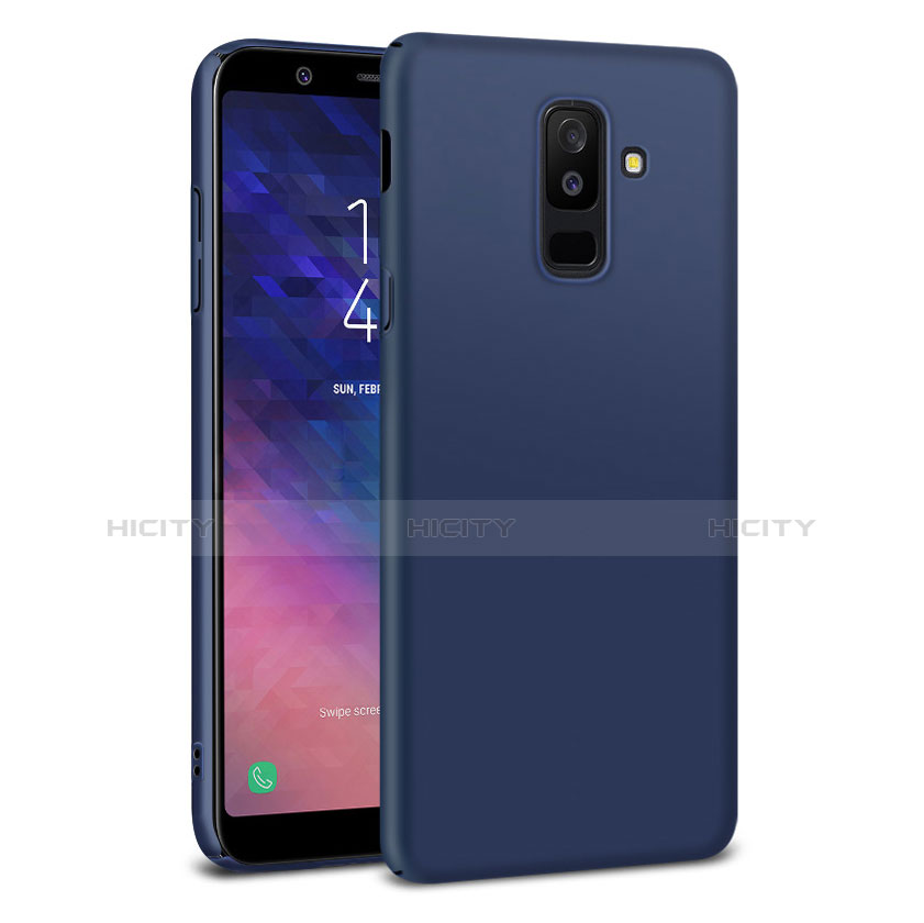 Samsung Galaxy A6 Plus (2018)用ハードケース プラスチック 質感もマット M02 サムスン ネイビー