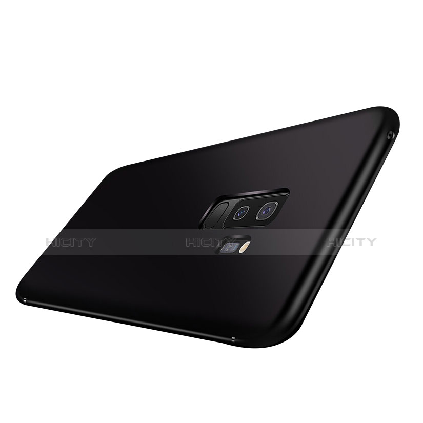 Samsung Galaxy A6 Plus (2018)用極薄ソフトケース シリコンケース 耐衝撃 全面保護 S03 サムスン ブラック