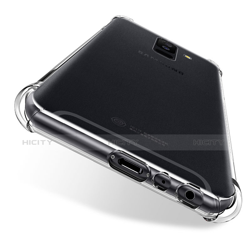 Samsung Galaxy A6 Plus (2018)用極薄ソフトケース シリコンケース 耐衝撃 全面保護 クリア透明 T04 サムスン クリア