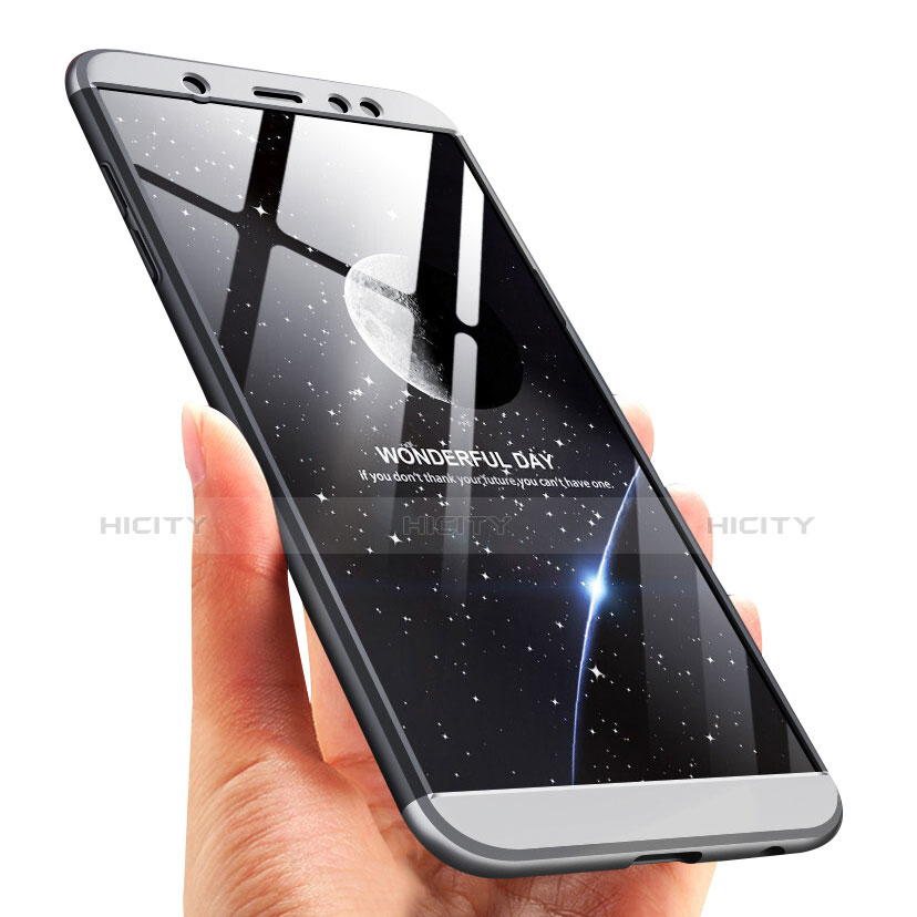 Samsung Galaxy A6 Plus (2018)用ハードケース プラスチック 質感もマット 前面と背面 360度 フルカバー サムスン 