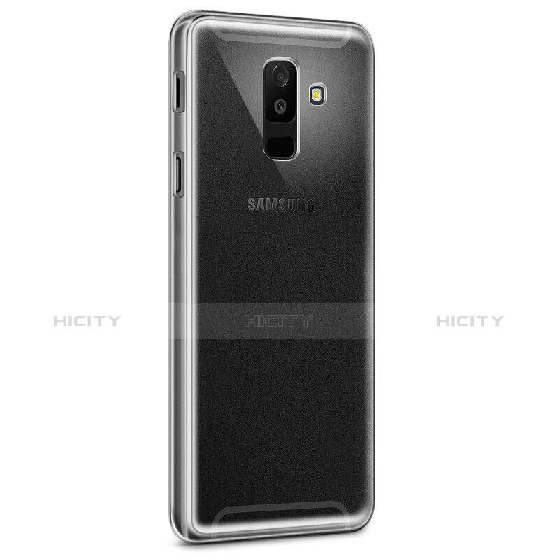 Samsung Galaxy A6 Plus用ハードケース クリスタル クリア透明 サムスン クリア