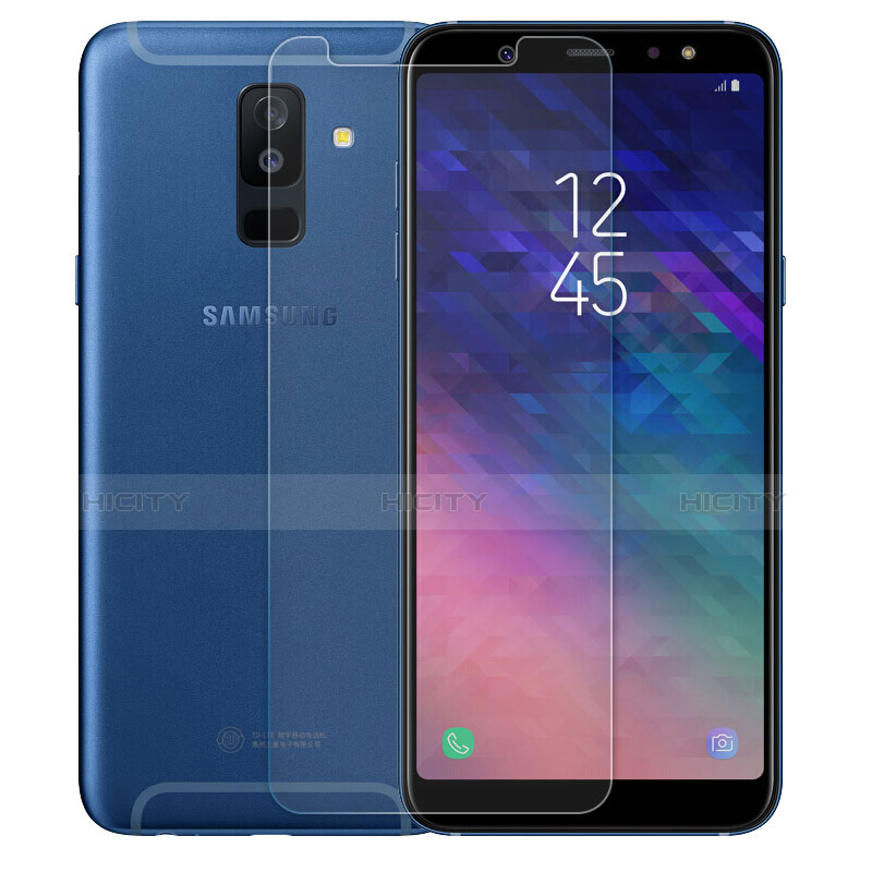 Samsung Galaxy A6 Plus用強化ガラス 液晶保護フィルム サムスン クリア