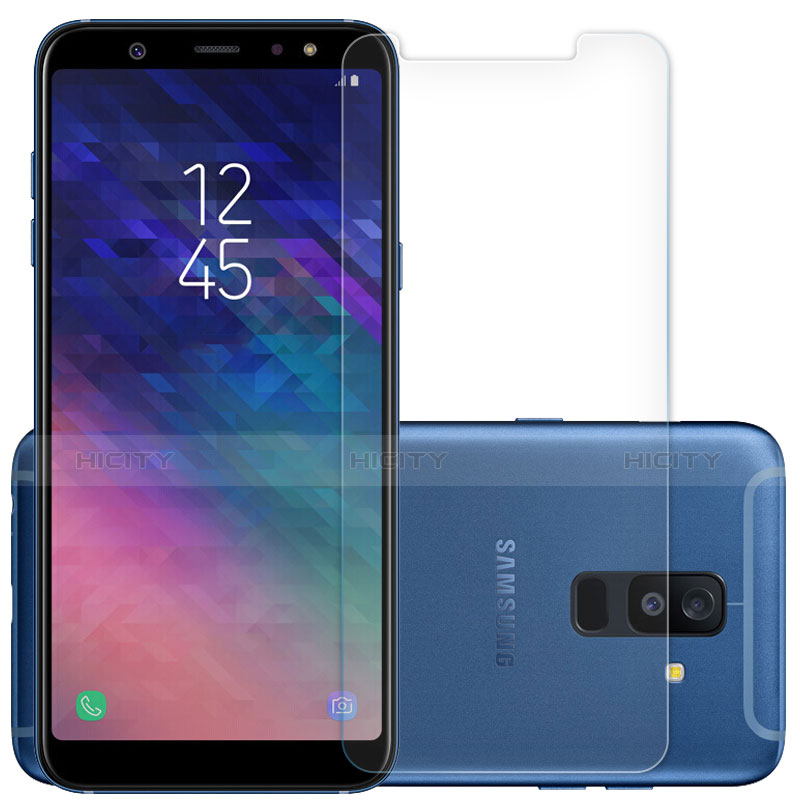 Samsung Galaxy A6 Plus用強化ガラス 液晶保護フィルム サムスン クリア