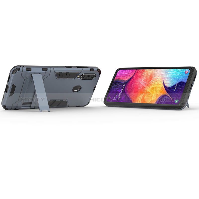 Samsung Galaxy A60用ハイブリットバンパーケース スタンド プラスチック 兼シリコーン カバー KC1 サムスン 