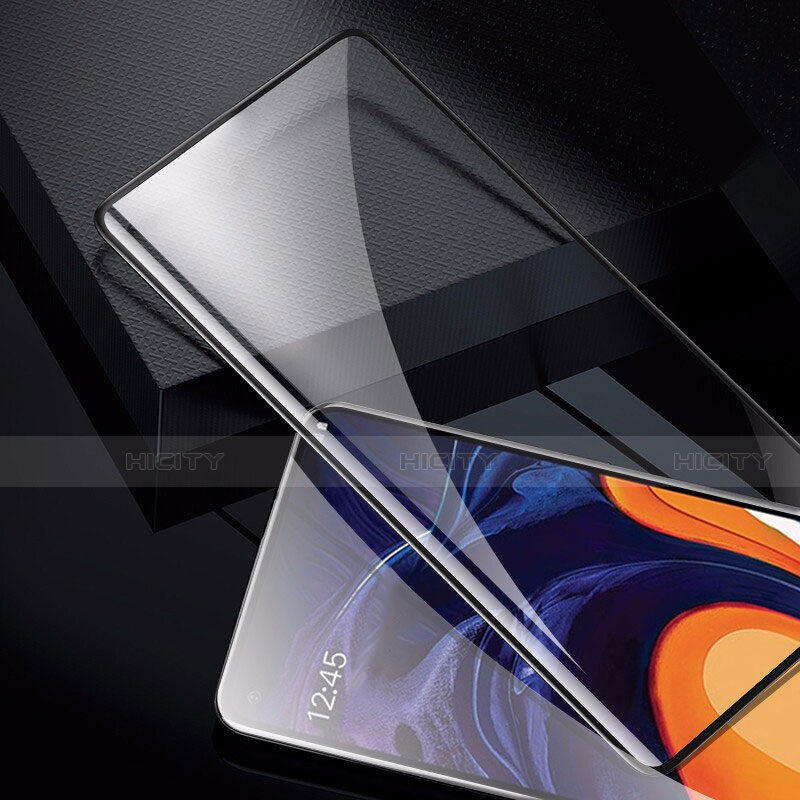 Samsung Galaxy A60用強化ガラス フル液晶保護フィルム サムスン ブラック