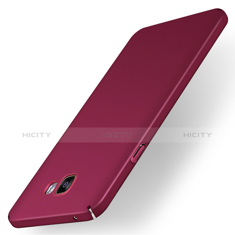 Samsung Galaxy A7 (2016) A7100用ハードケース プラスチック 質感もマット M01 サムスン レッド