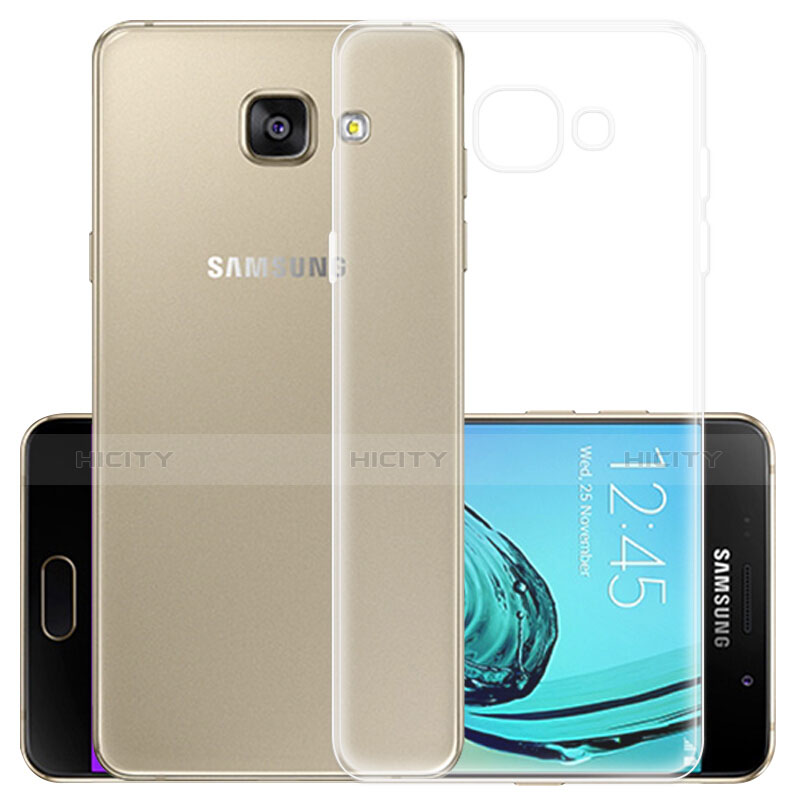 Samsung Galaxy A7 (2017) A720F用極薄ソフトケース シリコンケース 耐衝撃 全面保護 クリア透明 カバー サムスン クリア