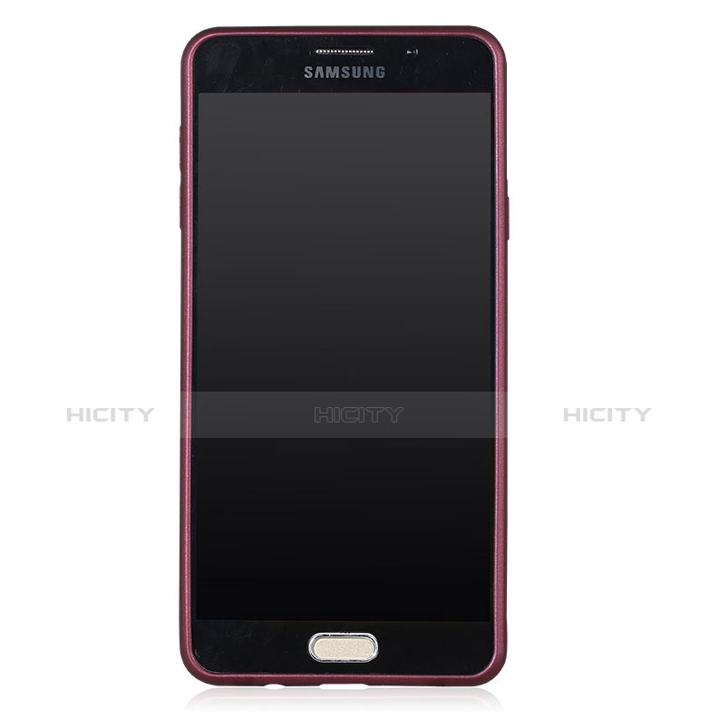 Samsung Galaxy A7 (2017) A720F用極薄ソフトケース シリコンケース 耐衝撃 全面保護 サムスン レッド