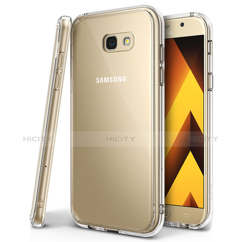 Samsung Galaxy A7 (2017) A720F用極薄ソフトケース シリコンケース 耐衝撃 全面保護 クリア透明 H01 サムスン クリア