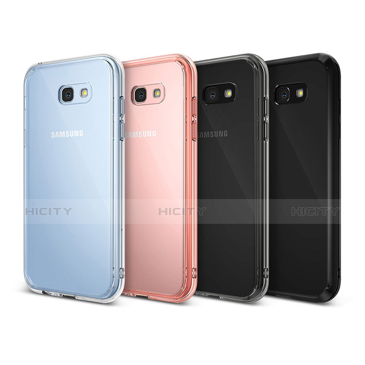 Samsung Galaxy A7 (2017) A720F用極薄ソフトケース シリコンケース 耐衝撃 全面保護 クリア透明 H01 サムスン 