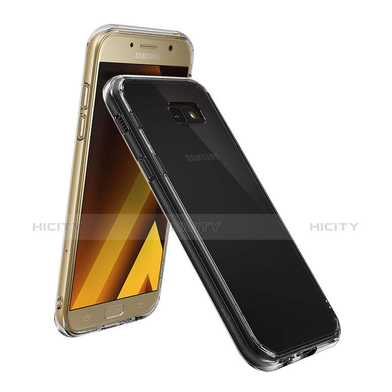 Samsung Galaxy A7 (2017) A720F用極薄ソフトケース シリコンケース 耐衝撃 全面保護 クリア透明 H01 サムスン 