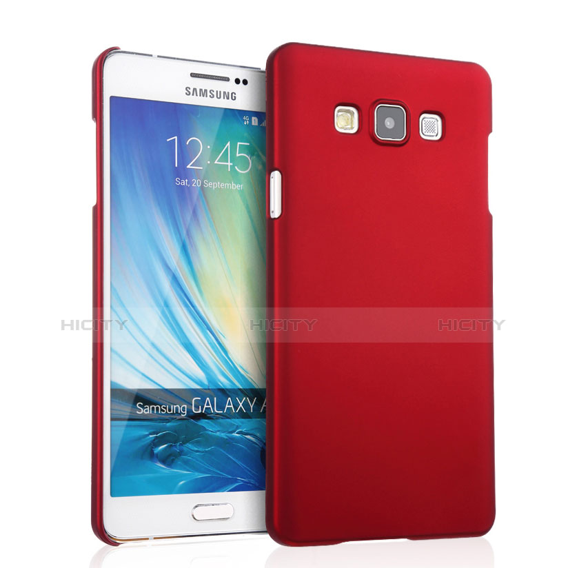 Samsung Galaxy A7 Duos SM-A700F A700FD用ハードケース プラスチック 質感もマット サムスン レッド