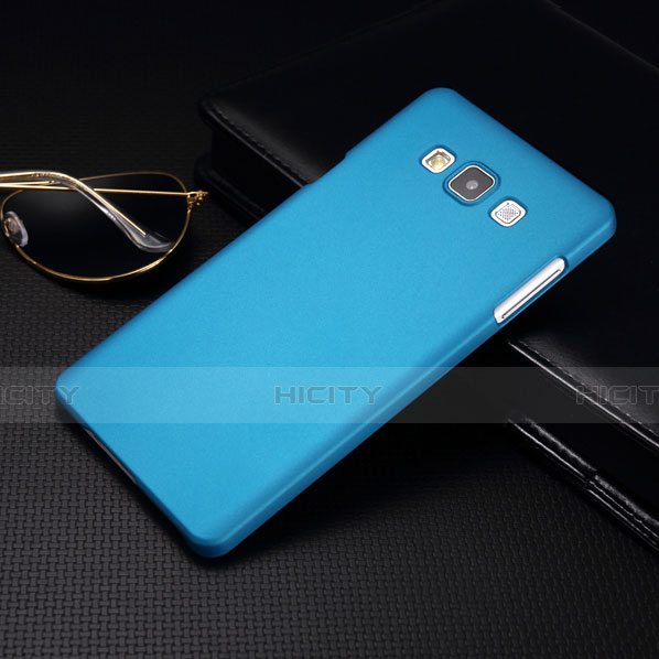 Samsung Galaxy A7 Duos SM-A700F A700FD用ハードケース プラスチック 質感もマット サムスン ブルー