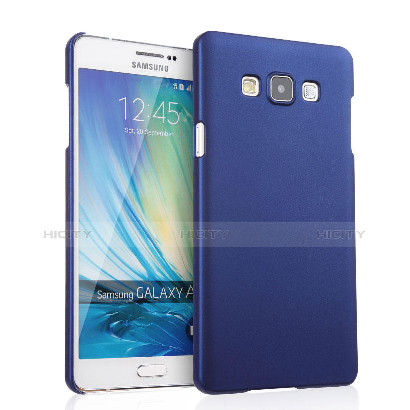 Samsung Galaxy A7 Duos SM-A700F A700FD用ハードケース プラスチック 質感もマット サムスン ネイビー
