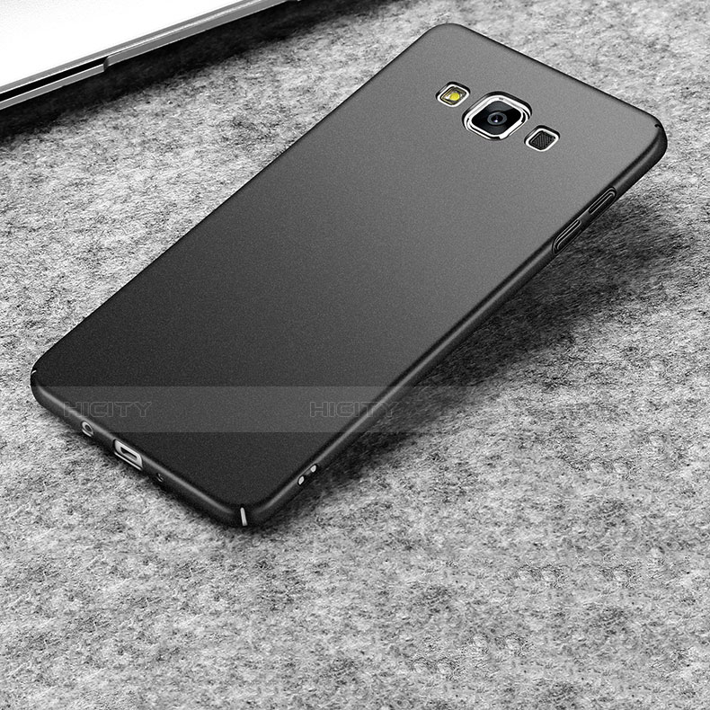 Samsung Galaxy A7 Duos SM-A700F A700FD用ハードケース カバー プラスチック サムスン ブラック