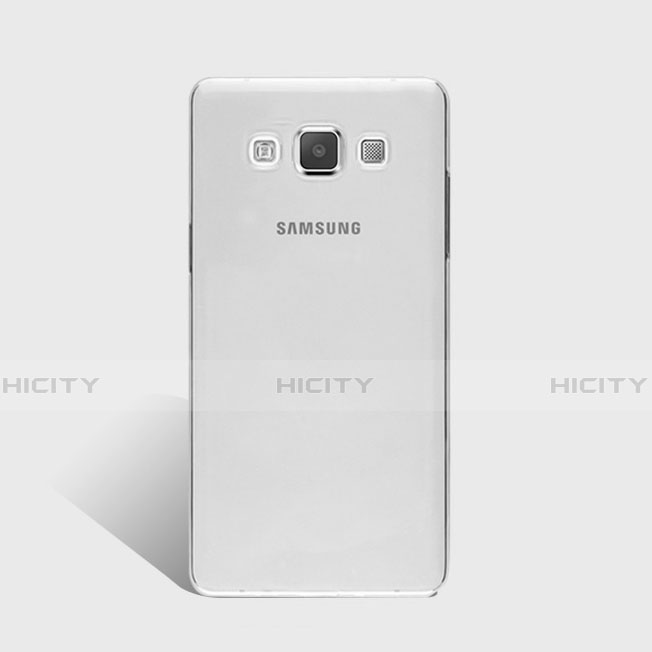 Samsung Galaxy A7 Duos SM-A700F A700FD用極薄ソフトケース シリコンケース 耐衝撃 全面保護 クリア透明 T02 サムスン クリア