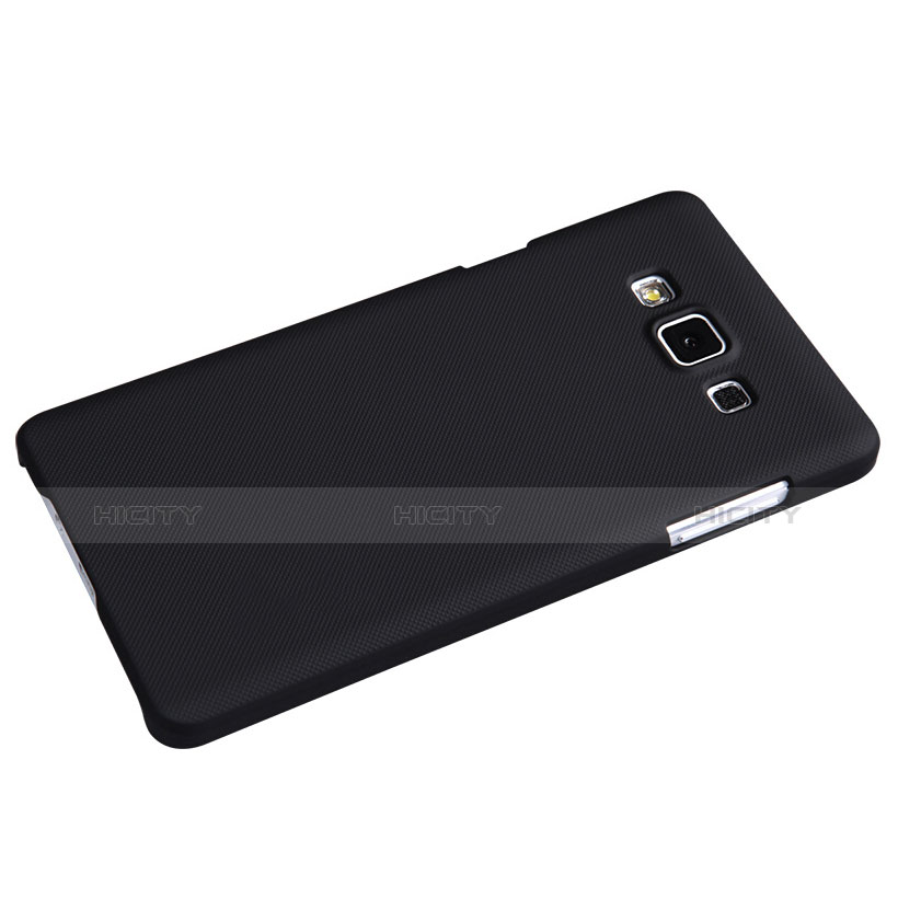 Samsung Galaxy A7 SM-A700用ハードケース プラスチック 質感もマット M02 サムスン ブラック