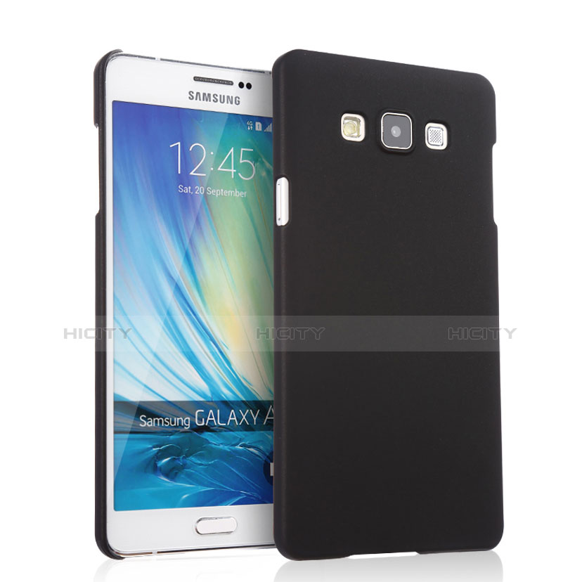 Samsung Galaxy A7 SM-A700用ハードケース プラスチック 質感もマット サムスン ブラック