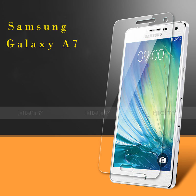 Samsung Galaxy A7 SM-A700用強化ガラス 液晶保護フィルム サムスン クリア