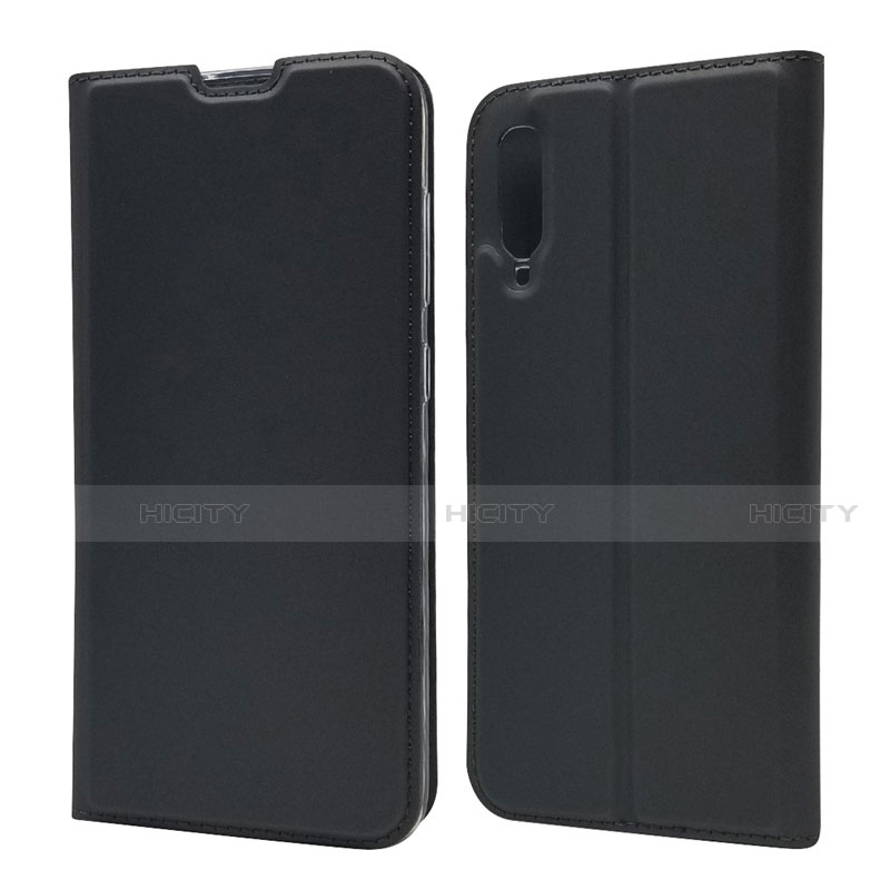 Samsung Galaxy A70用手帳型 レザーケース スタンド カバー サムスン ブラック