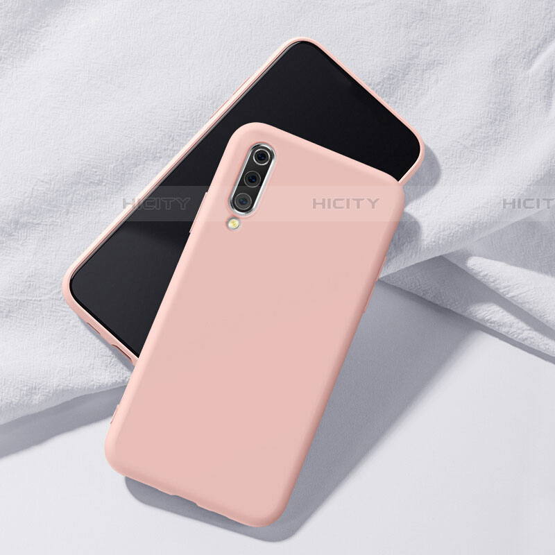 Samsung Galaxy A70用360度 フルカバー極薄ソフトケース シリコンケース 耐衝撃 全面保護 バンパー C01 サムスン ピンク