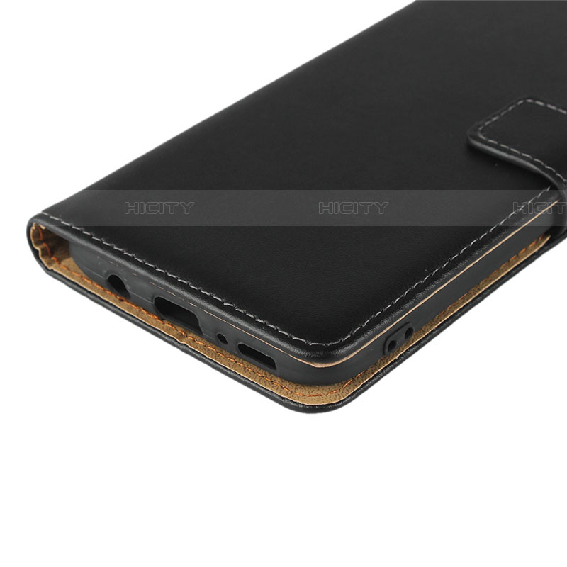 Samsung Galaxy A70用手帳型 レザーケース スタンド S01 サムスン ブラック