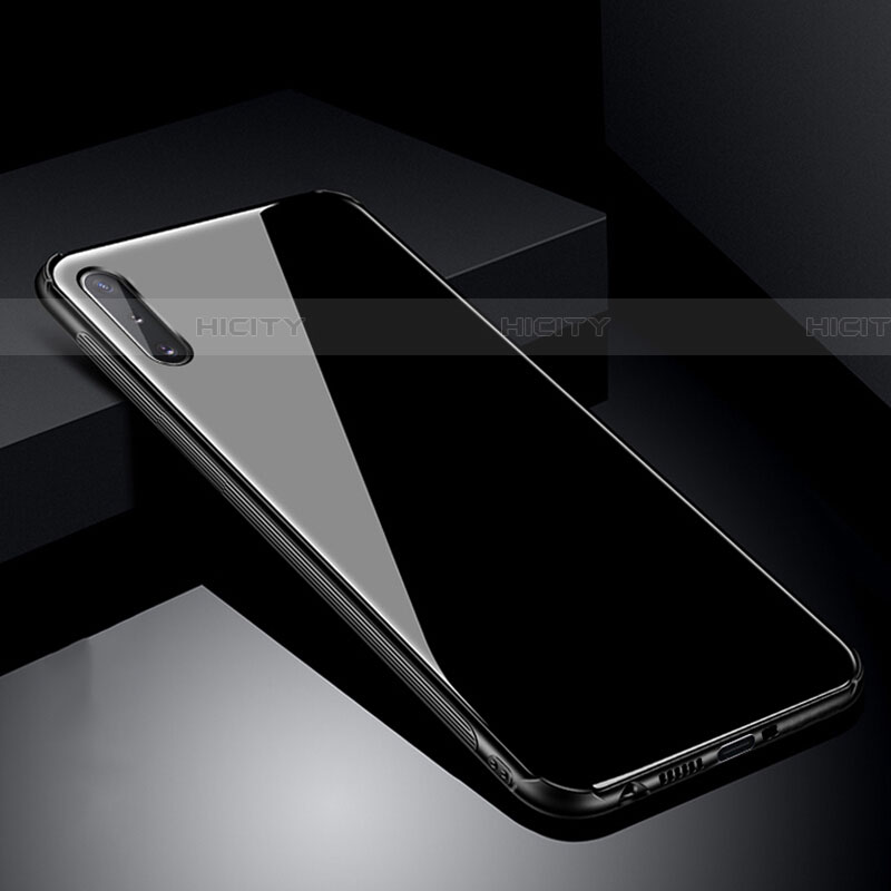 Samsung Galaxy A70用ハイブリットバンパーケース プラスチック 鏡面 カバー T04 サムスン 